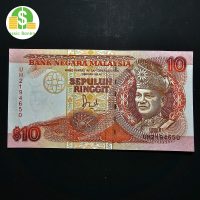 Uang Kuno Malaysia 10 Ringgit th 1989