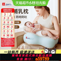 【台灣公司 可打統編】美國Hoag霍格海星哺乳枕坐喂護腰解放雙手嬰兒防吐斜坡枕喂奶神器