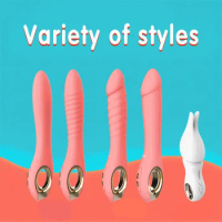 Leten Double Stick Combination Vibrator Heating Dildo G Spot Vagina Massager Electromagnetic Pulse Thrusting Sex Toys For Women