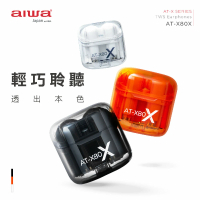 AIWA 愛華 真無線 藍芽耳機 AT-X80X 無延遲 ENC 降噪(BT V5.3 藍牙耳機 / AT-X80E 2代 /IPX5防水)