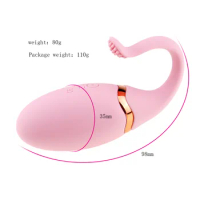 Wireless Tadpole Small Whale Control Vibrator 10 Modes USB Charging Panties Vibrating G Spot Stimulator Adult Sex Toy Clitoris