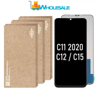 Leygo - เปลี่ยนหน้าจอสัมผัส LCD สำหรับ OPPO Realme C11 2020 C12 C15 Class A rmx2185 rmx2180 ขายส่ง