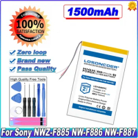 LISI1494NPPC 1500mAh Battery For Sony NWZ-F885 NW-F886 NW-F887 mp3 Battery