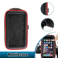 Bike Motorcycle Phone Holder Waterproof Case Bike Phone Bag For iPhone Xs X 8 7 Samsung S9 S8 Scooter Cover Phone Case