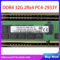 1 PCS Server Memory For SK Hynix RAM 32GB DDR4 32G 2Rx4 PC4-2933Y HMAA4GR7MJR8N-WM