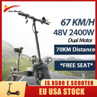 Jueshuai X500 Electric Scooter Dual Motor 65KM/H 40MPH Electric Scooters 70KM E Scooters Electric Foldable Seat High Speed Adult