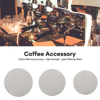 51/53/58mm Reusable Coffee Filter Screen Heat Resistant Mesh Portafilter Contact Shower Filter Screen for Espresso Machine