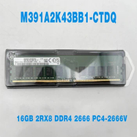1PCS For Samsung 16G 16GB 2RX8 DDR4 2666 PC4-2666V ECC UDIMM Server Memory M391A2K43BB1-CTDQ