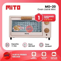 OVEN LISTRIK MITO KAPASITAS 11 LITER MO-20 ( GARANSI RESMI MEDAN )