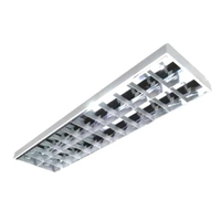 โคมตะแกรงติดลอย LED-T8 2 x 18 วัตต์ รุ่น Surface(2x18W) ขนาด 30.7 x 123.7 x 8.3 ซม. สีขาว