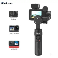 INKEE FALCON Plus Action Camera Handheld Gimbal Stabilizer Anti-Shake Wireless Control for GoPro Hero 9 8/7/6/5 OSMO Insta360