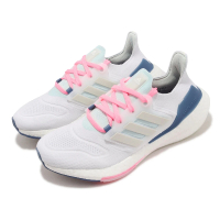 adidas 愛迪達 慢跑鞋 Ultraboost 22 W 女鞋 白 粉紅 藍 緩震 路跑 運動鞋 愛迪達(GX5929)