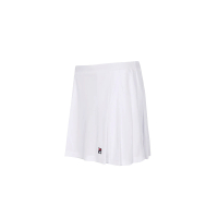 【FILA官方直營】女抗UV吸濕排汗短裙-白色(5SKX-5007-WT)