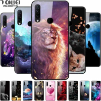 For Huawei P30 Pro Lite Case Cool Tempered Glass Luxury Coque Covers for Huawei P20 Lite P 20 P20Pro P30Pro P 30 Hard Back