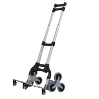 200kg Stair climber cart folding trolley luggage shopping portable travel aluminum shopping luggage cart