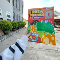 หนังสือฝึก Phonics สำหรับ 4-6 ขวบ ชุดพิเศษ Dino Phonics Zone