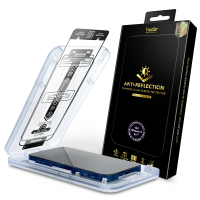 hoda iPhone 16 / 15 系列 AR抗反射滿版玻璃保護貼(附無塵太空艙貼膜神器)