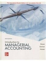 Introduction to Managerial Accounting 9/e Brewer  McGraw-Hill