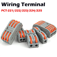 Penyesuai perjalanan popular 【SPL2/3/4/5 Connector Wiring Terminal Quick PCT Lamp Wire Connector Par