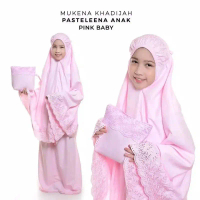Hot Sale Telekung Children's Cotton Bag Size M 7 Years to 12 Years