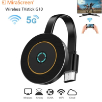 MirrorScreen DLNA Airplay 5G TV Stick MiraScreen G10 2.4G 5.8G WiFi 4K TV Stick anycast Miracast ios Android TV Dongle Receiver