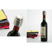 1 PC Hot Sale Stainless Steel Vacuum Sealed Red Wine Bottle Spout Liquor Flow Stopper Pour Cap