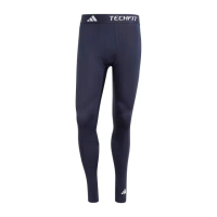 【adidas 愛迪達】TF Base Tight 男 緊身褲 束褲 內搭 吸濕排汗 深藍(IW5837)