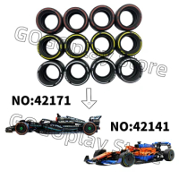 IN STOCK 4410 Tyre 81.6×44mm MOC Compatible With LEGO 42171 42141 CADA F1 Car Technology Building Ac