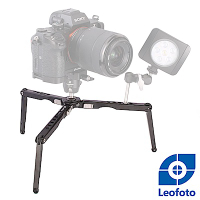 Leofoto徠圖-MT-03鋁合金蜘蛛桌面迷你兩節三檔攝影三腳架(彩宣總代理)