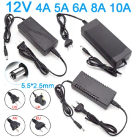 Charger Switch Power Supplies AC to DC 110V 220V 12V 4A 5A 6A 8A 10A Adapter Power Supply Converter Led Transformer Charging