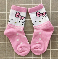 【震撼精品百貨】Hello Kitty 凱蒂貓 三麗鷗 KITTY兒童襪子(14 19CM)-粉點#52897 震撼日式精品百貨