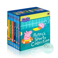 Peppa's Sporty Collection(6冊) | 外文 | 繪本 | Peppa | 愛運動 | 家庭 | 好習慣 | 粉紅豬 | 佩佩 | 佩琪 | 硬頁 | 套書 |