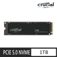 【Crucial 美光】T700 1TB M.2 2280 PCIe 5.0 ssd 固態硬碟 讀 11700M 寫 9500M(CT1000T700SSD3)