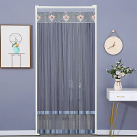 [Tiktok] ผ้าม่านประตู Door Curtain Double-Layer Soft Door Curtain with Double-Layer Design Doorway H