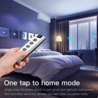 Smart Life Smart Home Automation Portable Remote Control Switch Wireless Scene Switch Works With Tuya Gateway