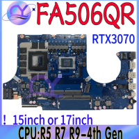 FA506QR Mainboard For ASUS TUF Gaming A15 A17 FA506Q FA506QM FA706QR Laptop Motherboard R5-5600H R7-5800H RTX3070 100% Working