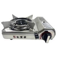 【七里香】不鏽鋼迷你卡式瓦斯爐 2.2KW(附攜帶式膠殼)