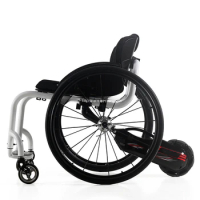 manual Wheelchair attachment small tail rear drive booster assist folding wheelchair leisure sports wheelchair front