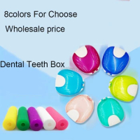 1PC Denture Case Dental Denture Bath Box Container Dental False Teeth Appliance Container Dentures Storage Boxes for Oral Care