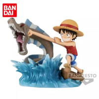 Bandai Original ONE PIECE WCF VOL.2 Monkey D. Luffy Anime Action Figures Toys for Boys Girls Kids Gift