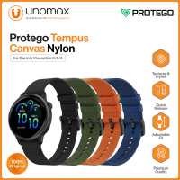 Watch Strap / Band Compatible For Garmin Vivoactive 6 / 5 / 4 / Vivo Active Protego Tempus Canvas Ny