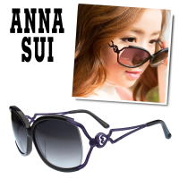 【Anna Sui】安娜蘇 優雅時尚金屬鏤空心型太陽眼鏡// model推薦款(-四色-AS852)