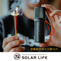 UCO Titan Stormproof Match Kit 防風防水特大火柴組/補充包(25支).防水火柴 露營登山 EDC防災包 起火點火 火種生火