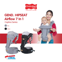 Dialogue Baby Gendongan Bayi Depan Hipseat Empuk Airflow 7 In 1 Captiva Series
