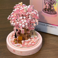 2026 New Eternal Flower Building Blocks Compatible with Lego Rose Cherry Blossom Tree Assembly Toy H