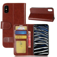 ip10 Case for Apple iPhone 10 X Cases Wallet Card Stent Book Style Flip Leather Covers Protect Cover black for iPhone10 iPhone-X