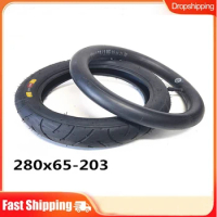 Discount ! 280X65-203 12 Inch Inner Outer Tires Electric Scooters jogging Stroller Rear Tyre Inner Tube E-scooter Accessories