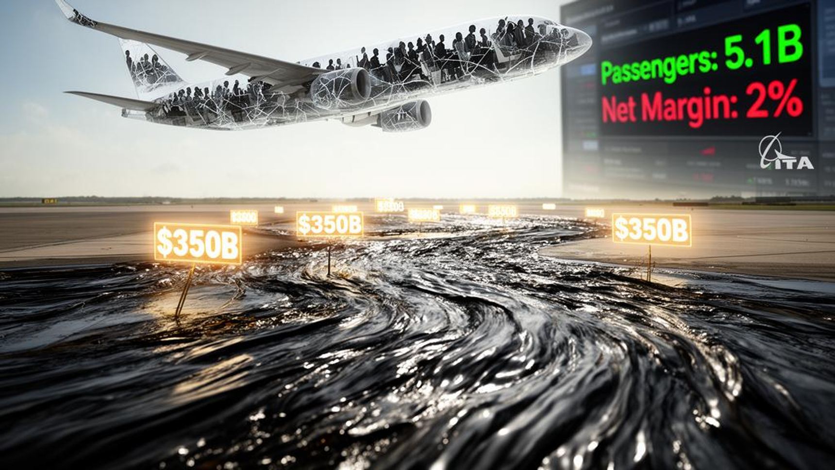 航空業界、2026年の利益見通しを半減近く下方修正——イラン紛争で燃料費