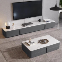 Modern Tv Cabinet Living Room Console Luxury Monitor Wall Mount Tv Lowboard Display Mueble Television Media Console Furniture