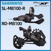 SHIMANO DEORE RD M7100 M7120 DEORE XT M8100 SLX M7100 12s Shifte Lever Rear Derailleur 12S Groupset MTB Mini Set